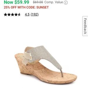 White mountain sandal